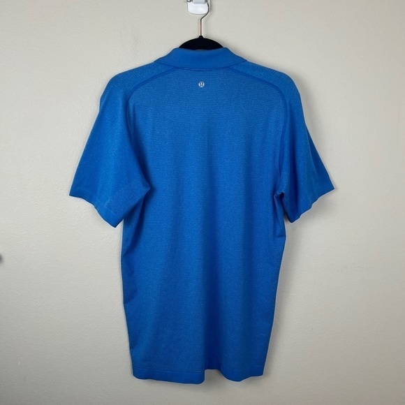Lululemon Metal Vent Tech Blue Polo Shirt - Picture 3 of 5